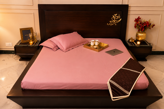 Signature Solid Sheet Set | Dusty Rose | 500 Thread Count