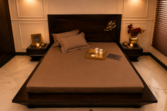 Signature Solid Sheet Set | Mocha Mist | 500 Thread Count