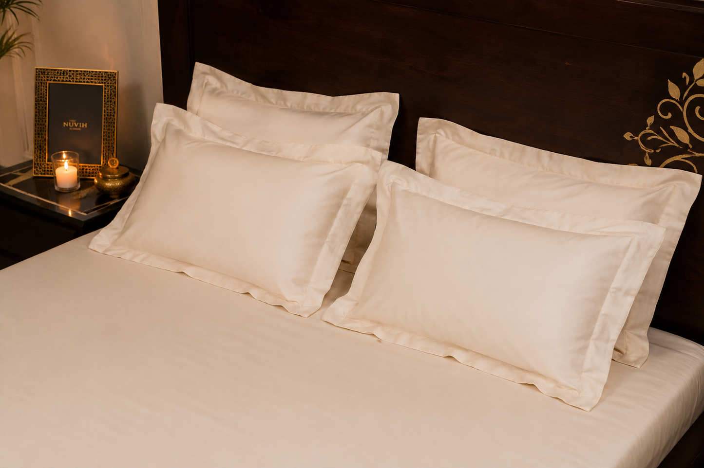 Signature Solid Sheet Set | Pearl Ivory | 500 Thread Count