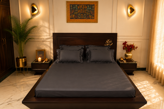 Signature Solid Sheet Set | Charcoal Grey | 500 Thread Count