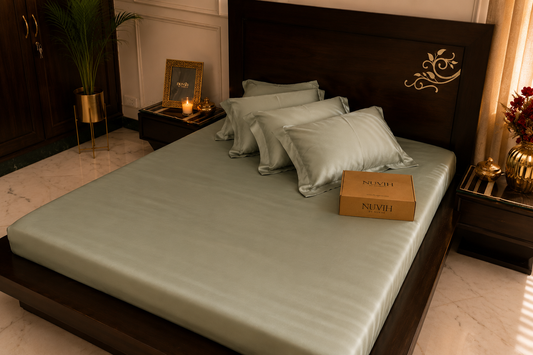 Signature Solid Sheet Set | Sage Mist | 500 Thread Count