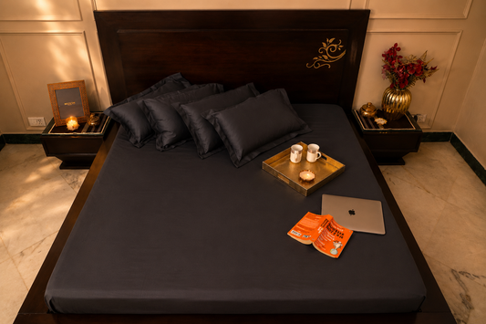 Signature Solid Sheet Set | Charcoal Grey | 500 Thread Count