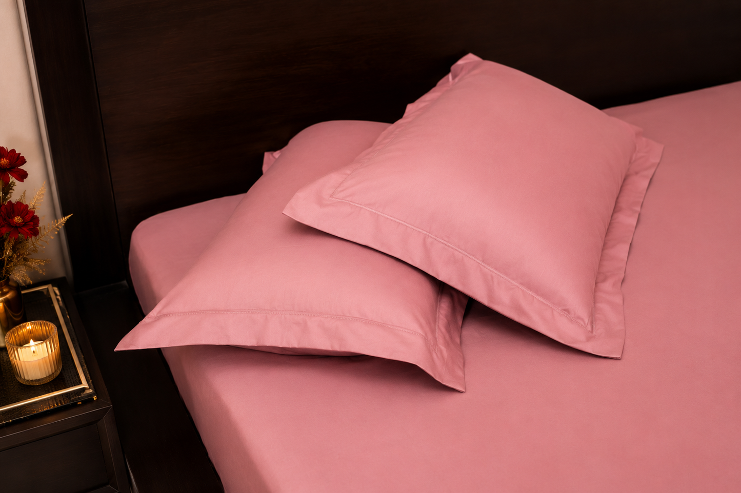 Signature Solid Sheet Set | Dusty Rose | 500 Thread Count