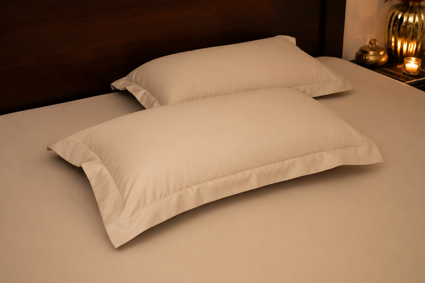 Signature Solid Sheet Set | Champagne Sand | 500 Thread Count