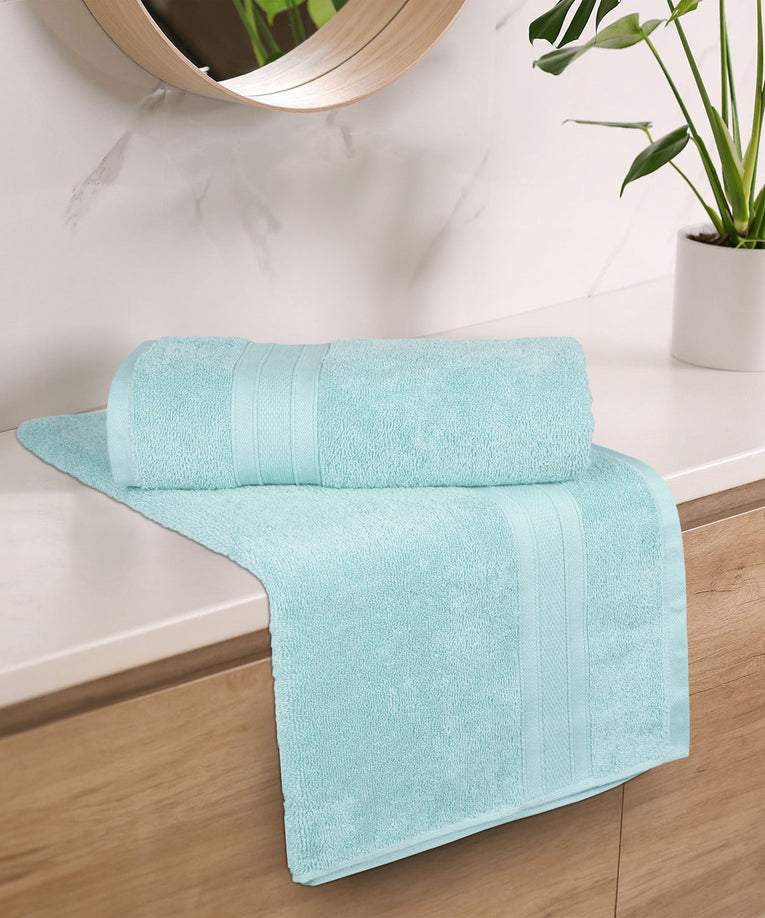 Soft Comfort 2Pc Bath Towel Set, Nile Blue