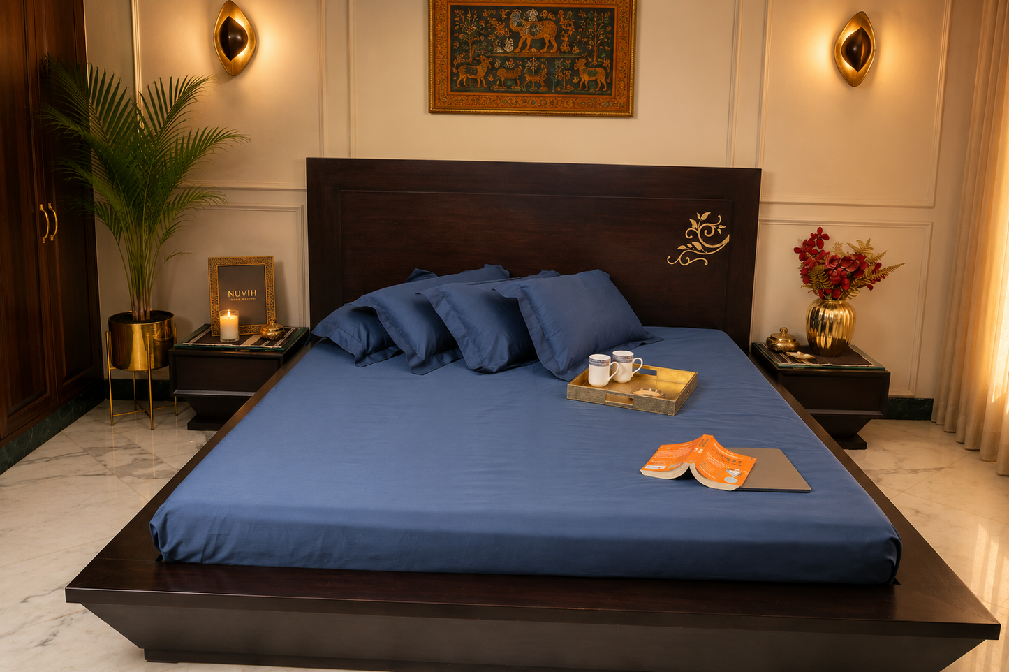 Signature Solid Sheet Set | Dusty Blue | 500 Thread Count