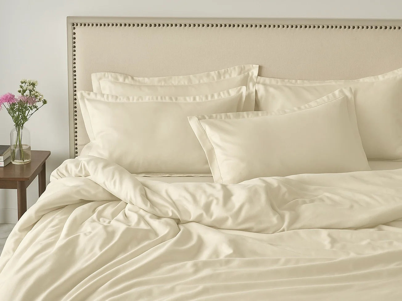 Luxe  Piping Duvet Cover Set
