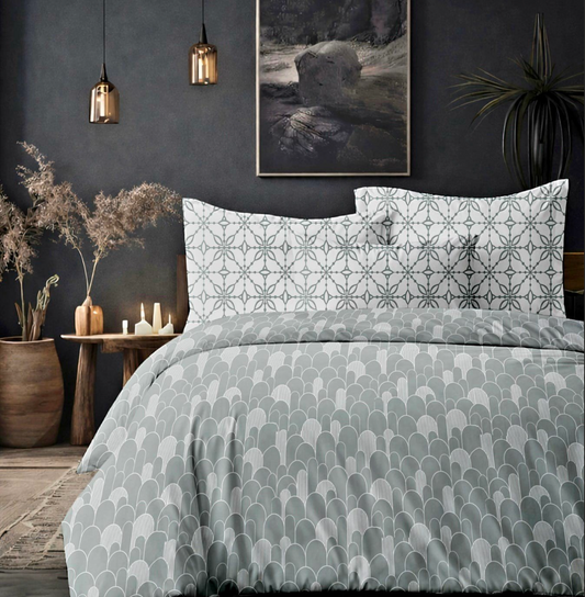 Regal Printed Sheet Set | Pearl Haven | 300 Thread Count