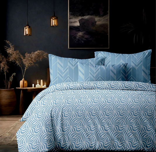 Regal Printed Sheet Set | Ocean Breeze | 300 Thread Count